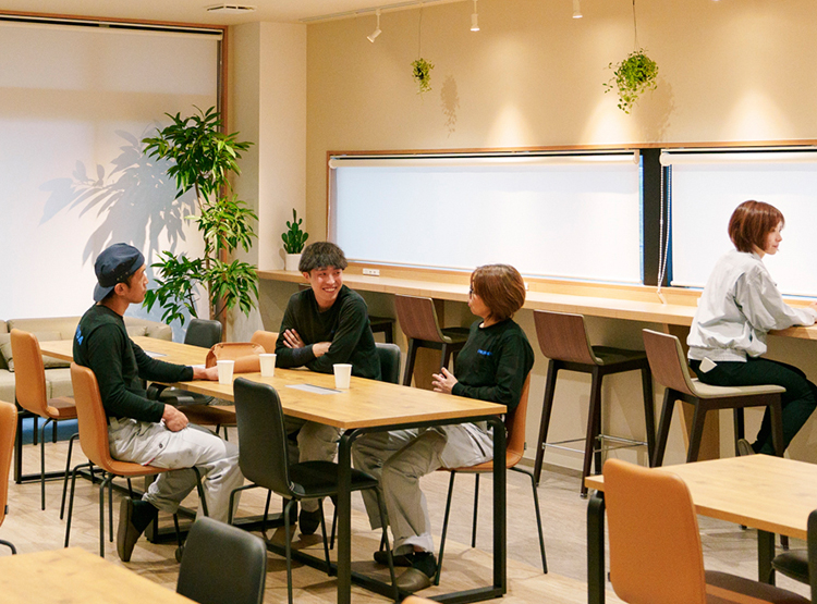 写真:お洒落な食堂