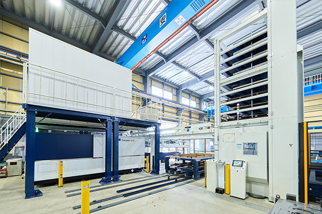 写真:作業効率のいい配置